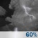 Friday Night: Showers likely before 10pm, then showers likely and possibly a thunderstorm between 10pm and 1am, then isolated showers after 1am. Some of the storms could be severe.  Mostly cloudy, with a low around 63. South wind 10 to 20 mph, with gusts as high as 30 mph.  Chance of precipitation is 60%. New rainfall amounts of less than a tenth of an inch, except higher amounts possible in thunderstorms. 