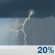 Saturday: A slight chance of showers and thunderstorms before 10am, then a slight chance of showers between 10am and 11am.  Mostly cloudy, then gradually becoming sunny, with a high near 72. West wind 5 to 10 mph.  Chance of precipitation is 20%.