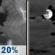 Tuesday Night: A slight chance of showers and thunderstorms before 9pm, then a slight chance of showers between 9pm and midnight.  Mostly cloudy, with a low around 51. Chance of precipitation is 20%.
