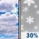 Tuesday: A 30 percent chance of snow showers after 1pm.  Mostly cloudy and cold, with a high near 19.