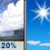Monday: Isolated showers before noon.  Mostly sunny, with a high near 64. Southeast wind 7 to 10 mph.  Chance of precipitation is 20%.