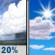 Monday: Isolated showers before noon.  Mostly sunny, with a high near 67. Northeast wind 9 to 13 mph.  Chance of precipitation is 20%.