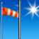 Saturday: Sunny, with a high near 97. Breezy, with an east southeast wind 13 to 22 mph. 
