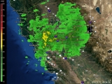 Live Northern California Doppler Radar Thumbnail Image