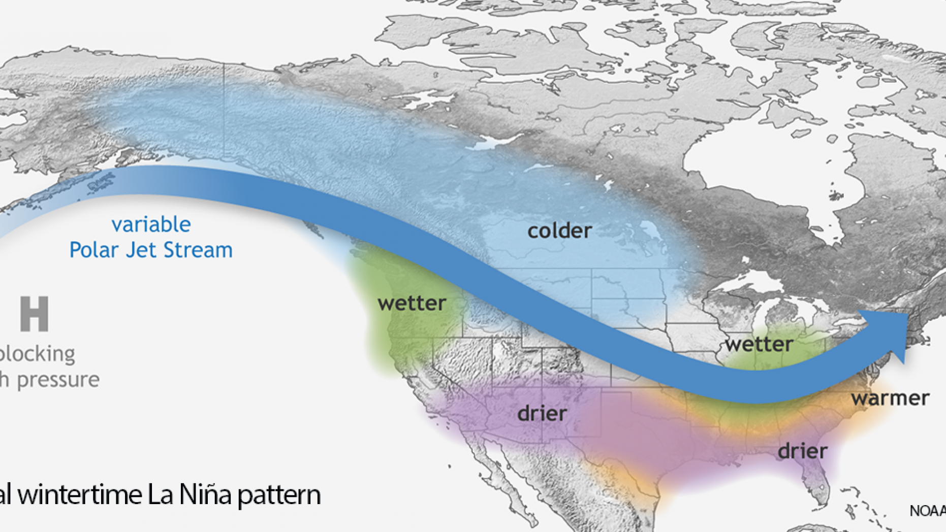 La Nina Winter Time Pattern Image