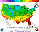 United States Current Weather Conditions Map Thumbnail