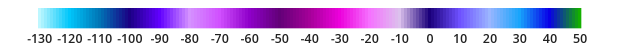 U.S. Temperature Legend